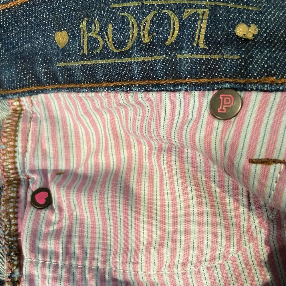 Pink Victoria Secret Boot Jeans Size 4R - Picture 10 of 14